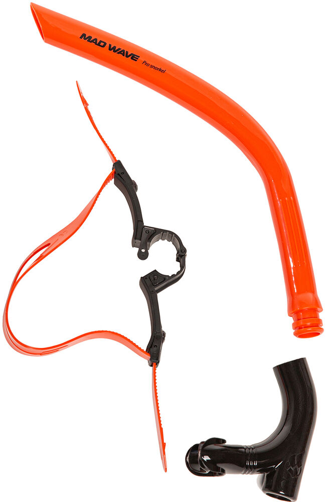 MAD WAVE RURKA CZOŁOWA SNORKEL TRAINER PRO ORANGE M077301005W