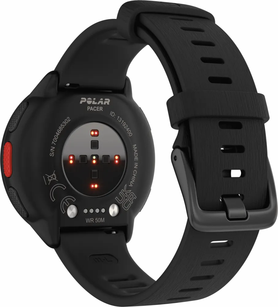 SPORTOWY ZEGAREK POLAR PACER Z GPS NIGHT BLACK