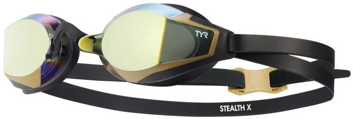 TYR OKULARKI PŁYWACKIE STEALTH-XRACE G MIRROR GOLD/BLACK